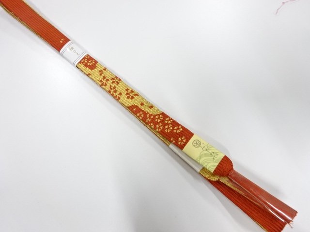 JAPANESE KIMONO / UNUSED KOREI HAND-TIED OBIJIME